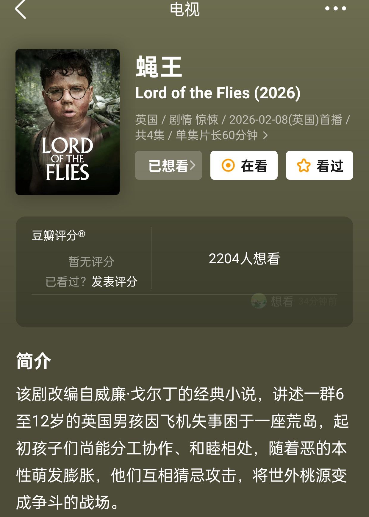 蝇王（2026）中字